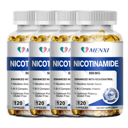 Nicotinamide 500mg integratore vitamina B3 supporto energetico pelle salute 120 - Foto 15 di 15