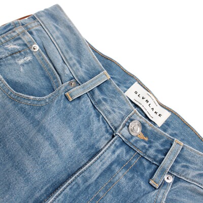 【関税込み】SLVRLAKE ブルー Virginia スリムジーンズ Virginia Slim | Sweet Thing | High Rise | Slim Jean | SLVRLAKE