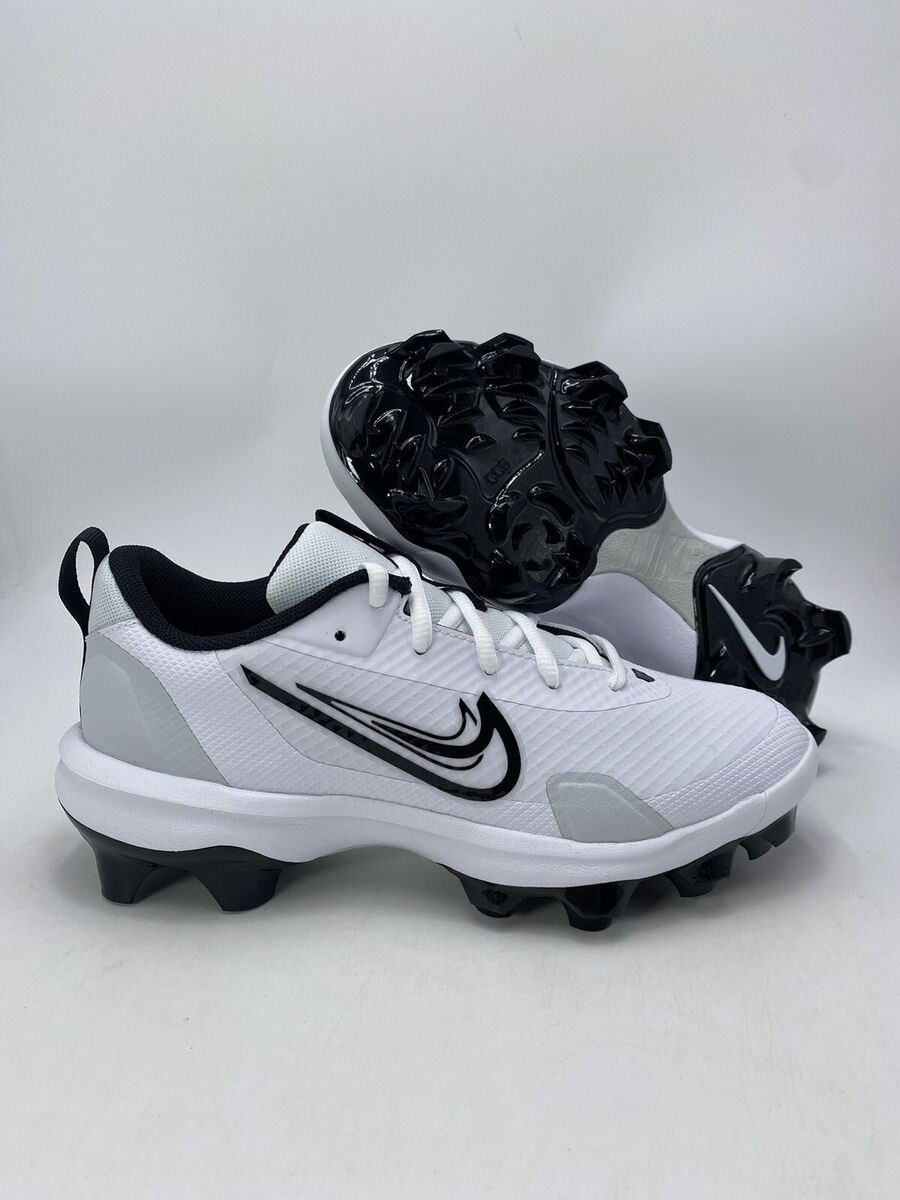 Nike Force Trout 9 Pro MCS BG White Black Shoes (FB6340 100 Nike Force Trout 9 Pro MCS BG White Black Shoes (FB6340 100