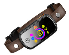 Auto Anti bark Dog Training Shock Collar w/ Stylish Waterproof Leatherette Strap