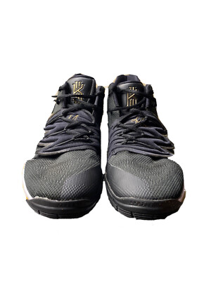 Size 7 - Nike Kyrie 5 Black Metallic Gold 2019 | eBay display picture 1