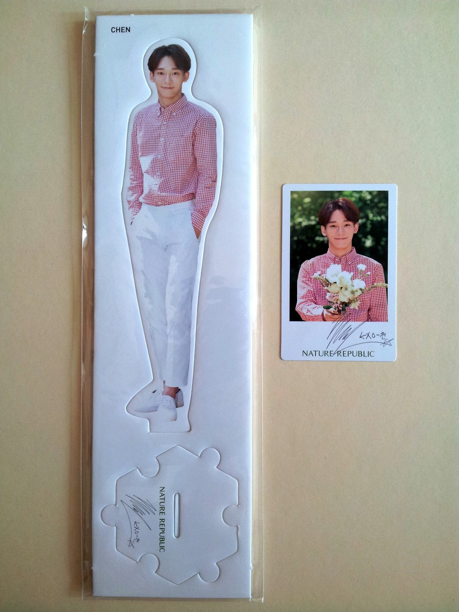EXO Nature Republic OFFICIAL STANDING FIGURE Standee & Photocard