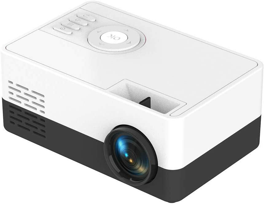 Mini projecteur LED 13 x 8.4 cm format de poche avec haut-parleur intégré