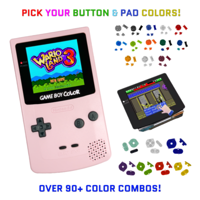 Nintendo Game Boy Color LIGHT PINK System GBC AMOLED OLED XL Touch