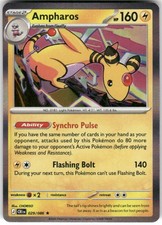 Ampharos 029/086 Rare Chaos Rising Pokemon Holo Near Mint