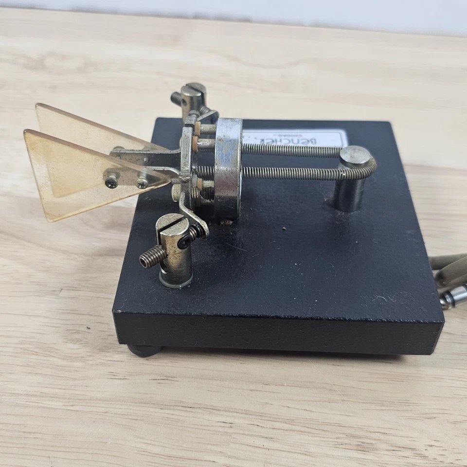 Vintage Bencher Chicago HAM CW Radio Morse Code Key Iambic Paddle Untested - Image 4 of 4