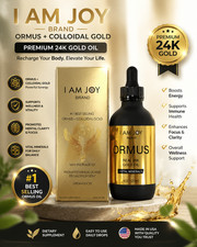I AM JOY Ormus Real 24K Gold Oil 4oz - Colloidal Minerals Spiritual Mind Clarity