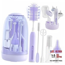 Electric Baby Bottle Brush Cleaner with Violet