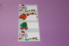 Mrs. Grossman's RARE Large Sheet of Vintage 1986 Christmas Label Stickers Bear
