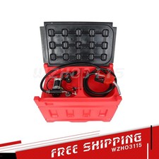 48 Gallon Portable Gasoline Diesel Tank 15gpm With 12v Electric Transfer Pump