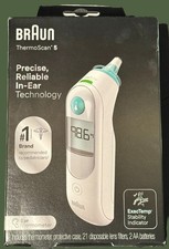 NEW Braun ThermoScan 5 Ear Thermometer- 21 Lens Filters Included, All Ages