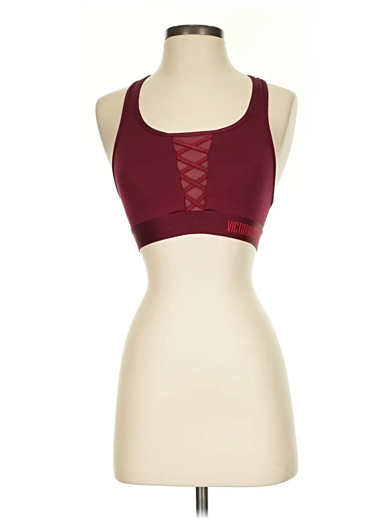 victoria's secret - victoria sport bra, size Small, burgundy