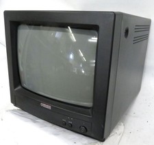 Ademco Video Color Monitor CCTV CRT AMC10 10"  Works, Burn-In