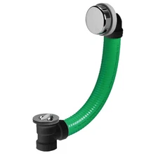 Watco FLEX155-FA-ABS-CP Innovator ABS Foot Actuated Chrome Bath Waste Kit