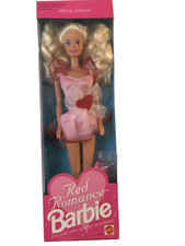 Vintage Barbie Red Romance 1992 Doll 3161 Unopened Box accessories