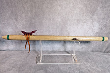 Exotic Black Limba Native American Flute-Tru-Stone Inserts F 24" NEW