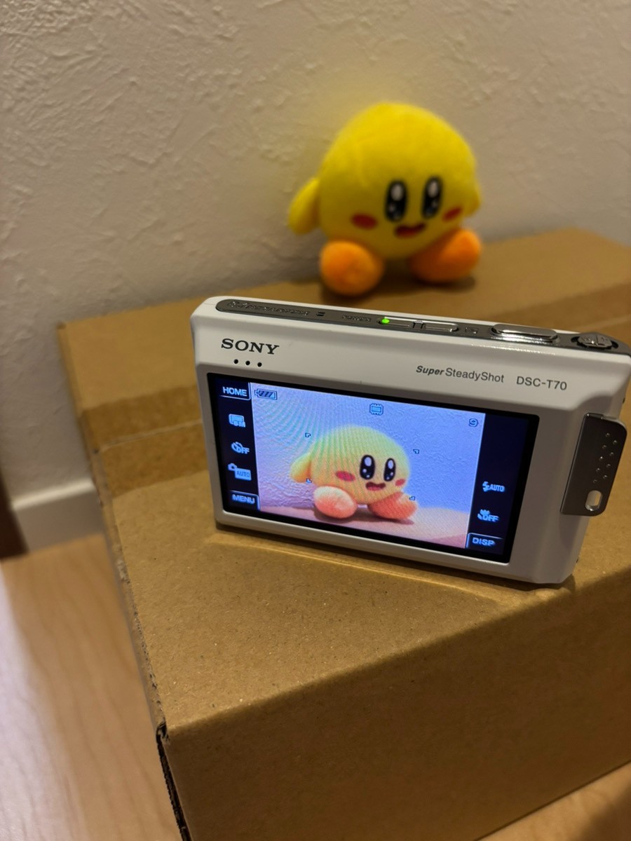 SONY Cyber-shot DSC-T70 白色 Sony Cyber Shot DSC-T70 white Compact Digital Camera