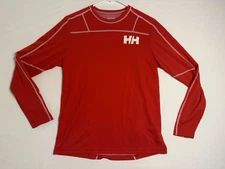 Helly Hansen Marine First Base Layer Shirt Red - Mens Size Medium