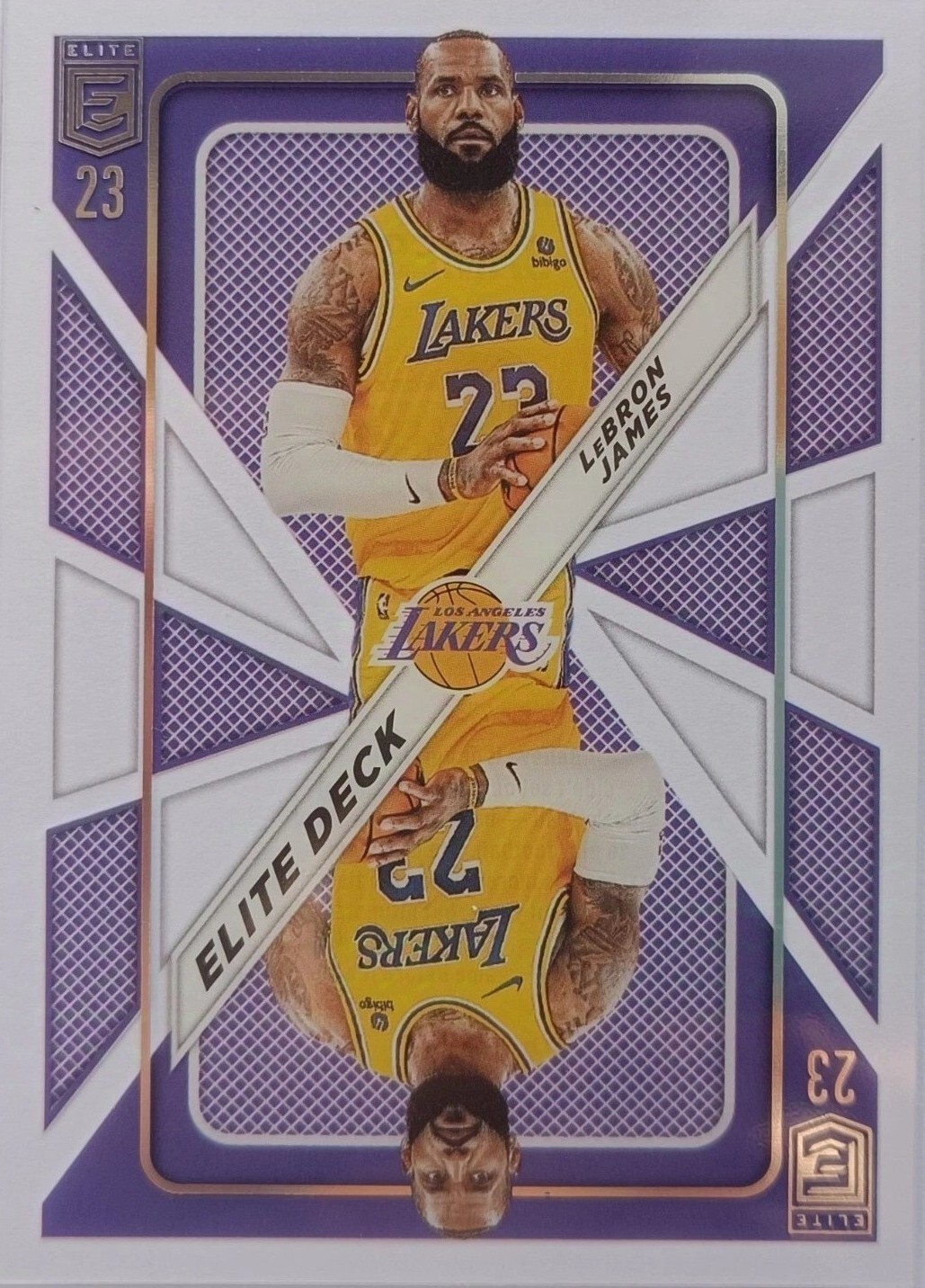 2023-24 LIMITED PANINI DONRUSS ELITE DECK LEBRON JAMES LAKERS #3 BASKETBALL CARD