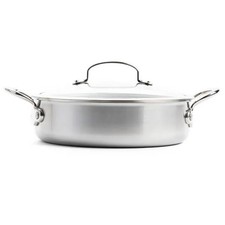 Image of GreenPan Premiere Skillet 26cm 3.8L With Lid Stainless Steel Cookware Kitchen