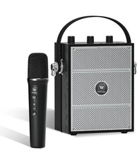 Wireless Voice Amplifier with Handheld Microphone, Portable Bluetooth Speaker M