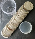 Tube of 20 50c Franklin Silver Half Dollars