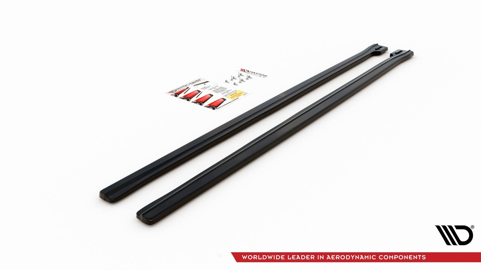 Rajouts des bas de caisse Maxton noir brillant pour Abarth 595 Mk1 Facelift - 4