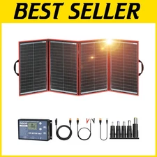 200W Portable Solar Charger with 9.84ft Cable - Ultimate Outdoor Power Solution