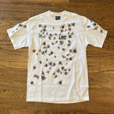 Vintage Dan Gilbert Bees T Shirt Made In USA 90s Nature Size Medium AOP