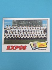 1977 Topps Team Photo #647 Gary Carter - Andre Dawson Mon Expos BASEBALL Card 9A