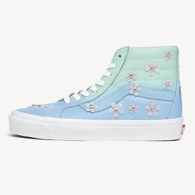 EUC Vans x SpongeBob Sandy Liang Sk8-Hi 38 DX Sandy Cheeks Sneakers, 8.5M 10W