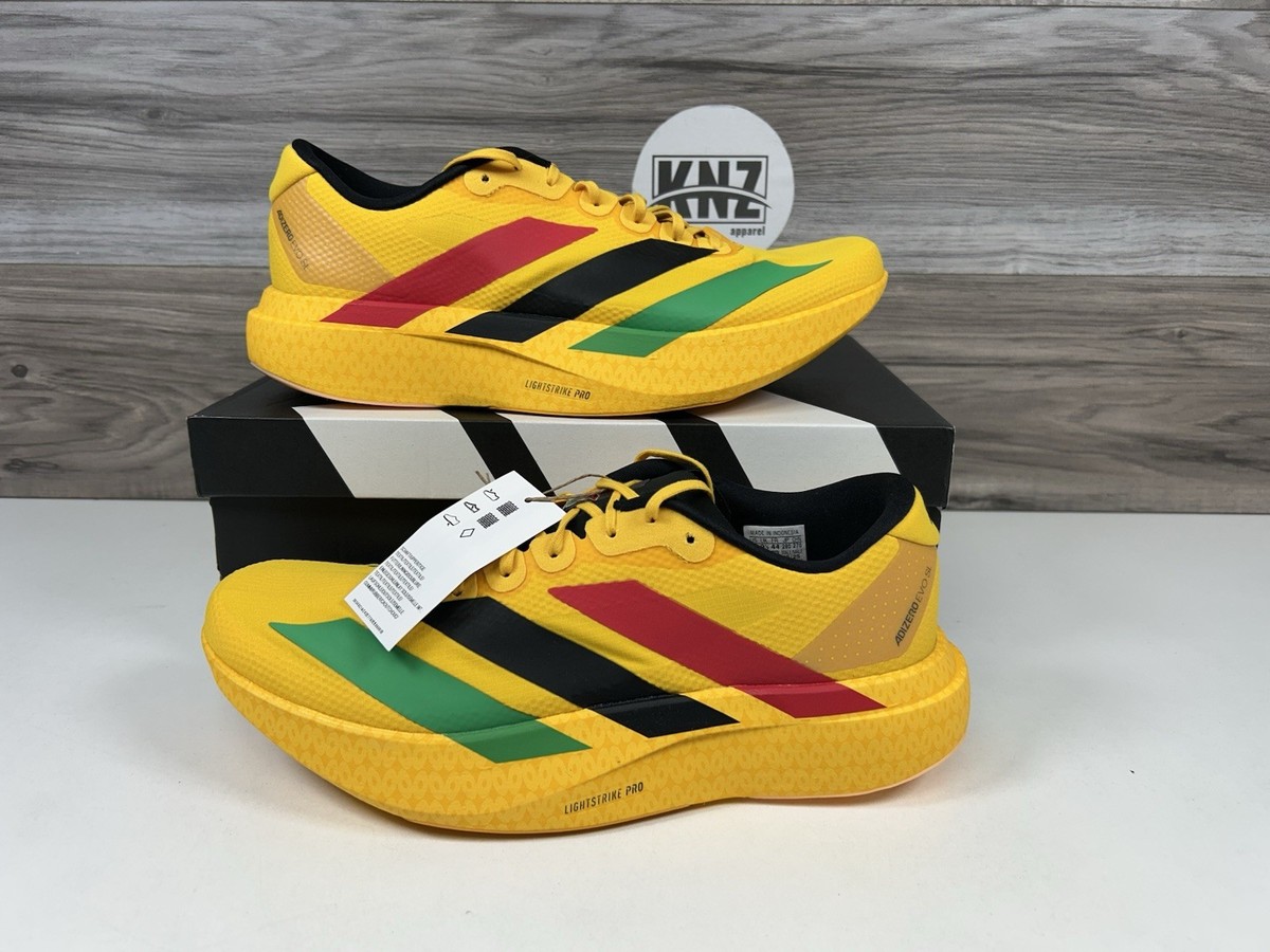Adidas ADIZERO EVO SL BOB MARLEY Bold Gold Green Red Black (KJ3625