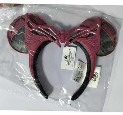 Scarlet Witch Wanda Marvel Comics Disney.Parks Minnie Mouse Ears Headband US