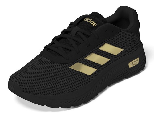 Adidas Schnürschuh Cloudfoam Comfy Schwarz Textil Sportschuh Sneaker Halbschuh - Bild 2 von 7