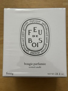 Bougie Parfumée Diptyque Feu De Bois – 450g – Édition Rare, Ambiance Feu De Cheminée