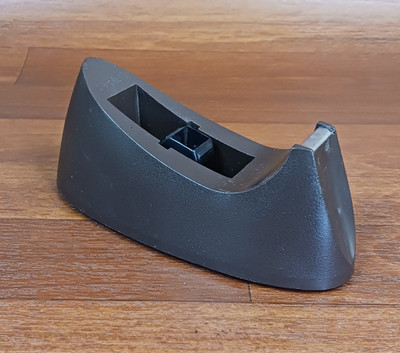 Vintage 3M Model C-15 Decor Scotch Tape Dispenser Chocolate Brown Weighted MCM