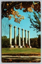 Vintage Postcard- The Columns University of Misouri Columbia MO