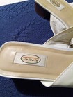 Talbots Beige Leather Slides, Sz 9.5M — photo 4