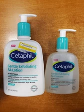 2 Pack: Cetaphil Gentle Exfoliating SA Lotion 16 oz. & SA Cleanser 8 oz. E4C