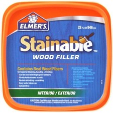 Elmers E892 qt Carpenter Interior/Exterior Stainable Wood Filler-1PK