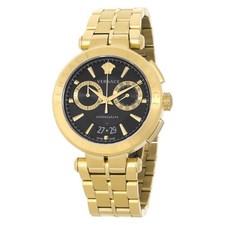 Versace Aion Chronograph Quartz Black Dial Men's Watch VE1D02823