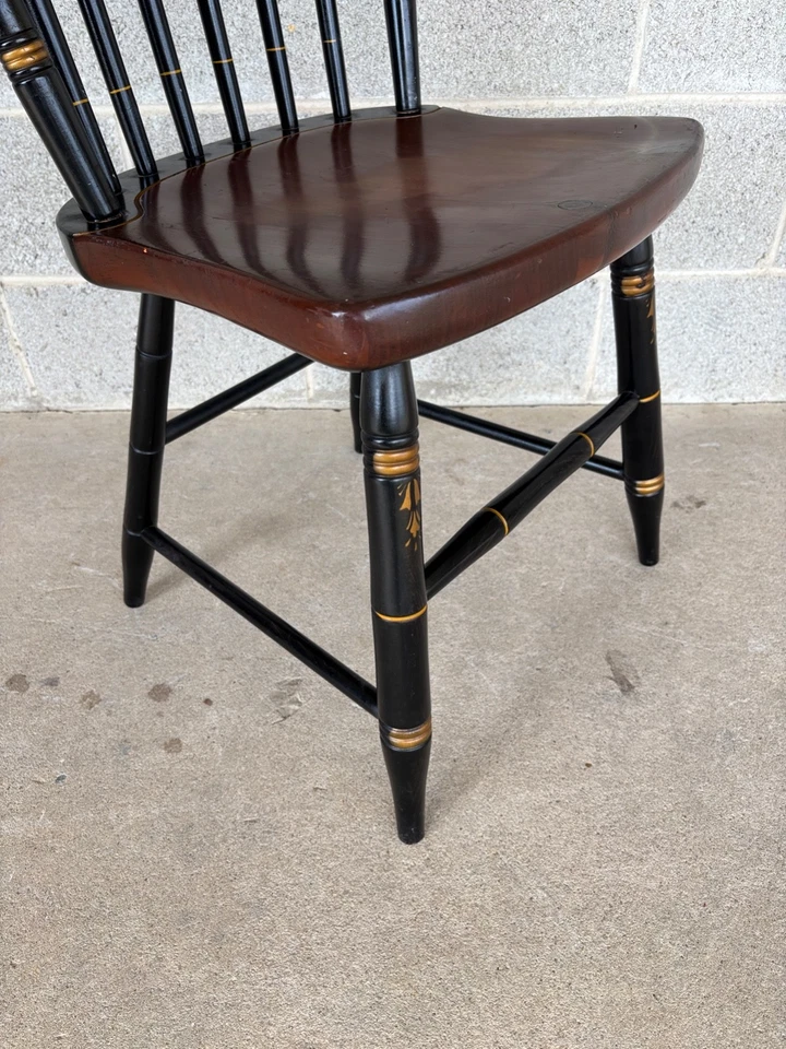 SILLA LATERAL HITCHCOCK NEGRA COSECHA PALO RESPALDO 440 ARCE Y PINO Foto 4 de 4