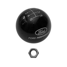 Ford Racing Black 6-speed Shift Knob Mustang 15-26 W Ford Performance Logos