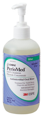 Periomed Oral Rinse Concentrate 0.63% Stannous Fluoride Mint 10oz Pump