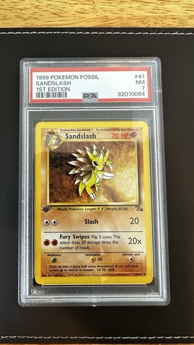 Sandslash (1st Edition) graded PSA 7 for sale on eBay