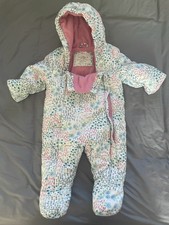 M&S Baby Snowsuit Padded Fleece Lined. M&S. 3-6 Months 8kg 17.6lb