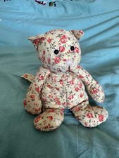 Jellycat Rare Yellow Floral Pretty In Print Cat Kitten 25z8437