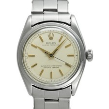 Rolex Semi-bubbleback, manufactured around 1953, Ref 6084, antique wristwatch