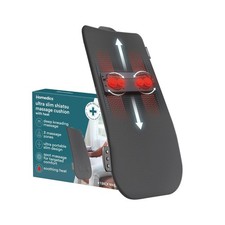 HoMedics Ultra Slim Shiatsu Massage Cushion with Heat – Full Back Coverage