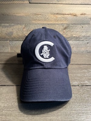 47  Brand Chicago Cubs Hat One Size Adjustable Baseball Cap Dad Strapback Navy